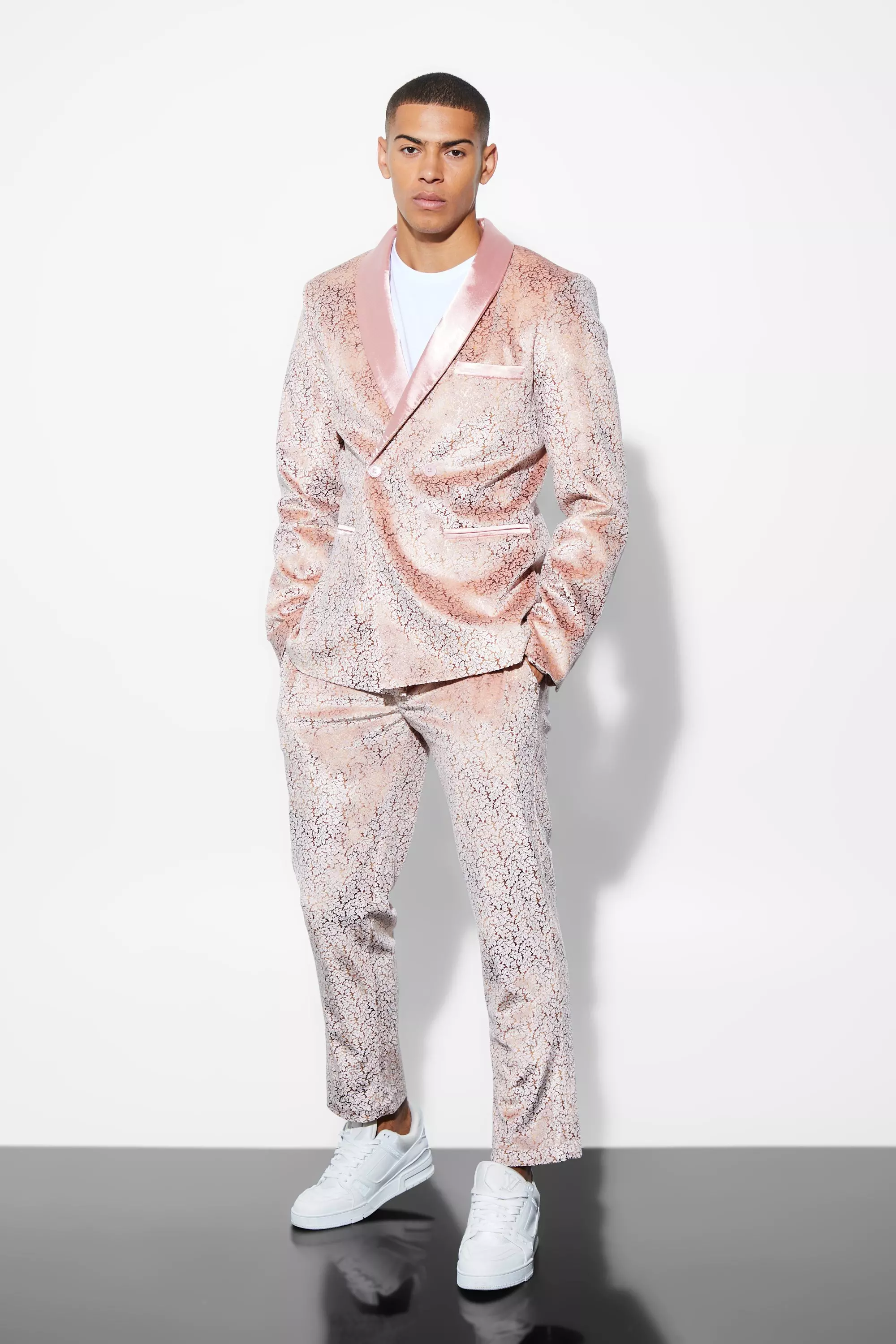 Rose gold shop mens suit jacket